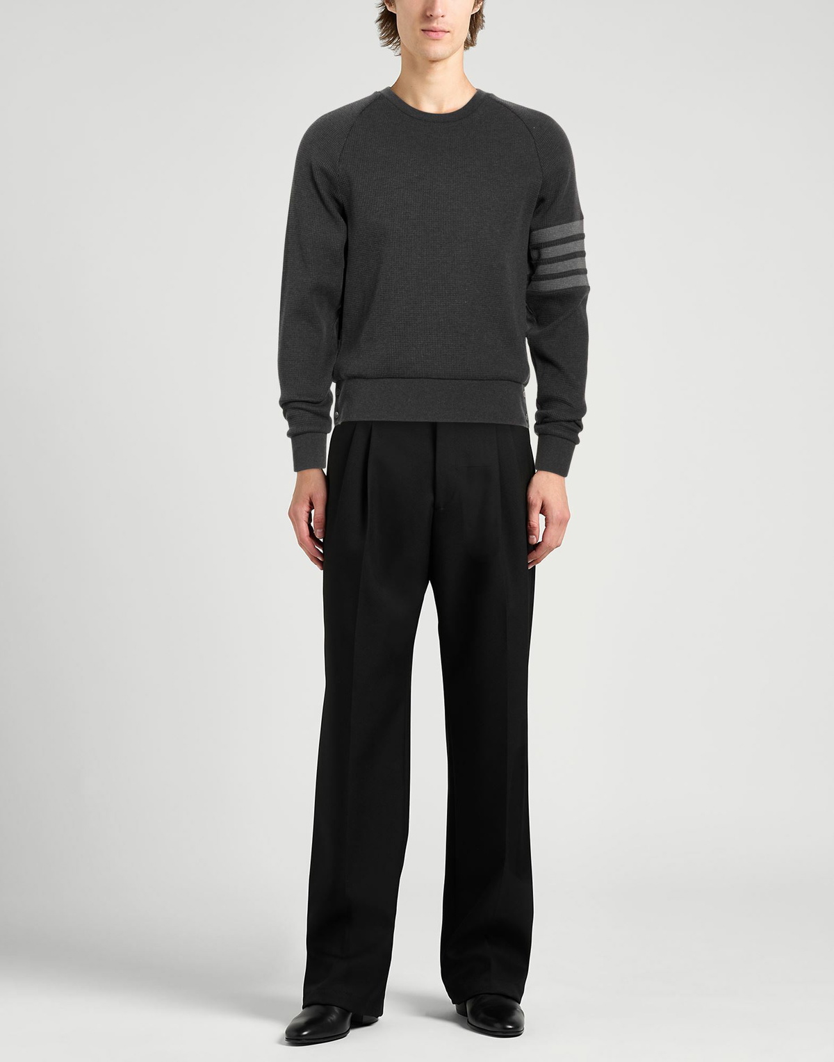 Thom Browne Mens Sweatshirt Charcoal