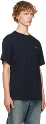 Helmut Lang Navy Logo T-shirt