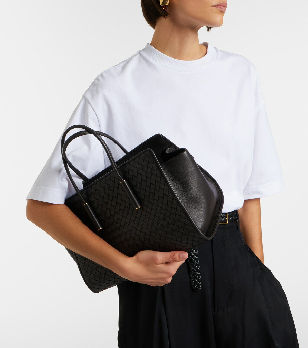 Bottega Veneta Barbara Small Intrecciato leather tote bag