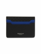 Serapian - Logo-Print Embossed Coated-Canvas and Leather Cardholder