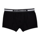 Dolce and Gabbana Black Logo Boxer Briefs