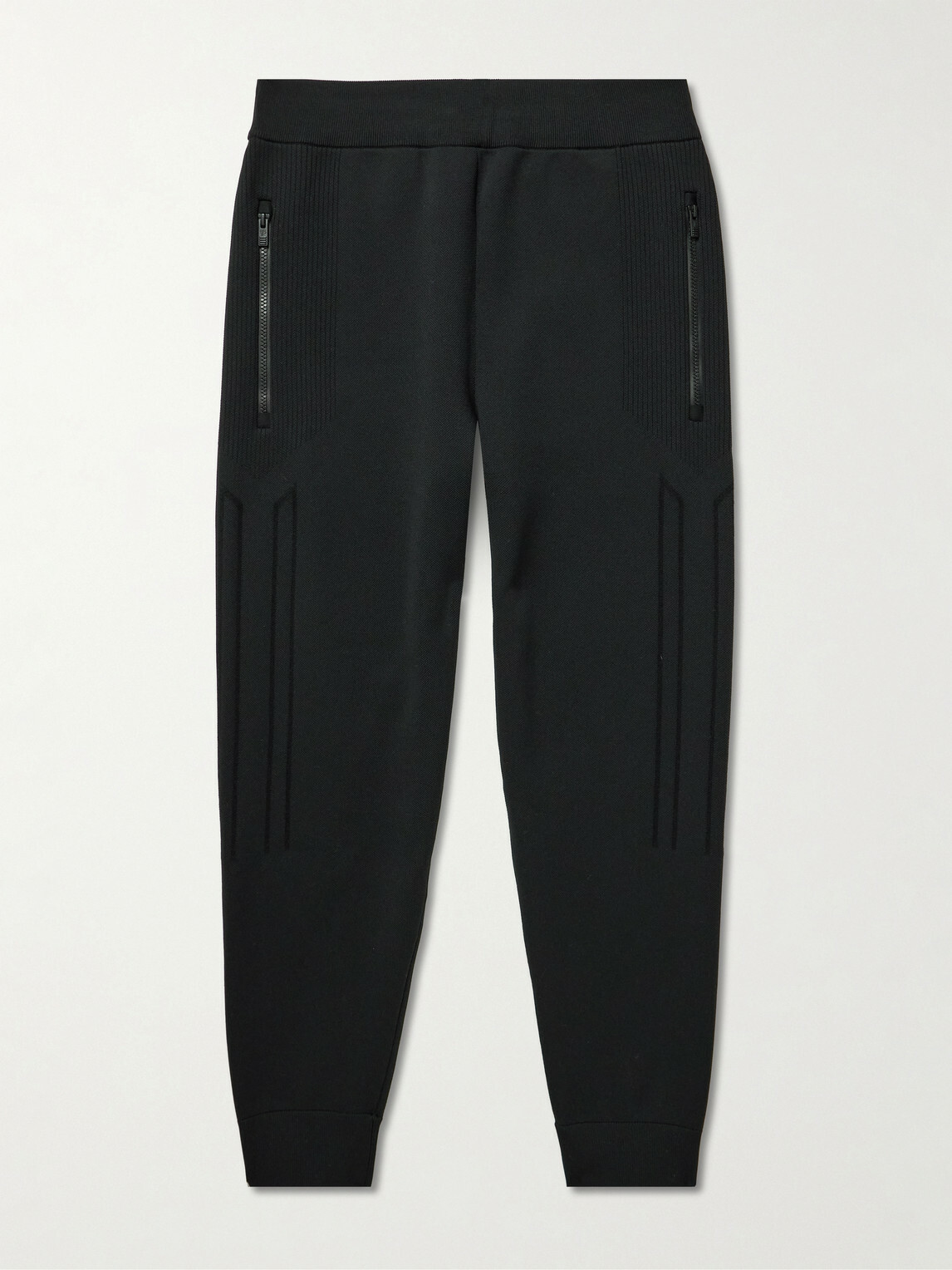 Fusalp - Cyrion Tapered Double-Faced Wool-Blend Sweatpants - Black