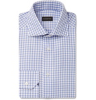 Ermenegildo Zegna - Blue Checked Cotton Shirt - Blue