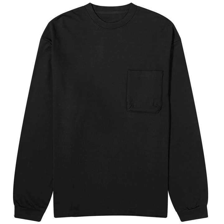 Photo: GOOPiMADE Men's Long Sleeve G_model-01 3D Pocket T-Shirt in Black