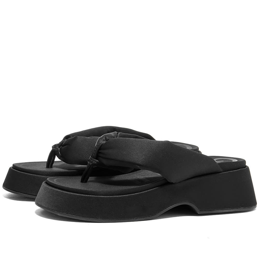GANNI Tube Platform Sandal Black