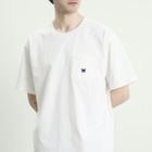 Needles Men's Papillion Pocket T-Shirt in White