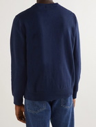 Polo Ralph Lauren - Logo-Print Cotton-Blend Jersey Sweatshirt - Blue