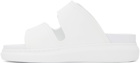 Alexander McQueen White Oversized Hybrid Slides