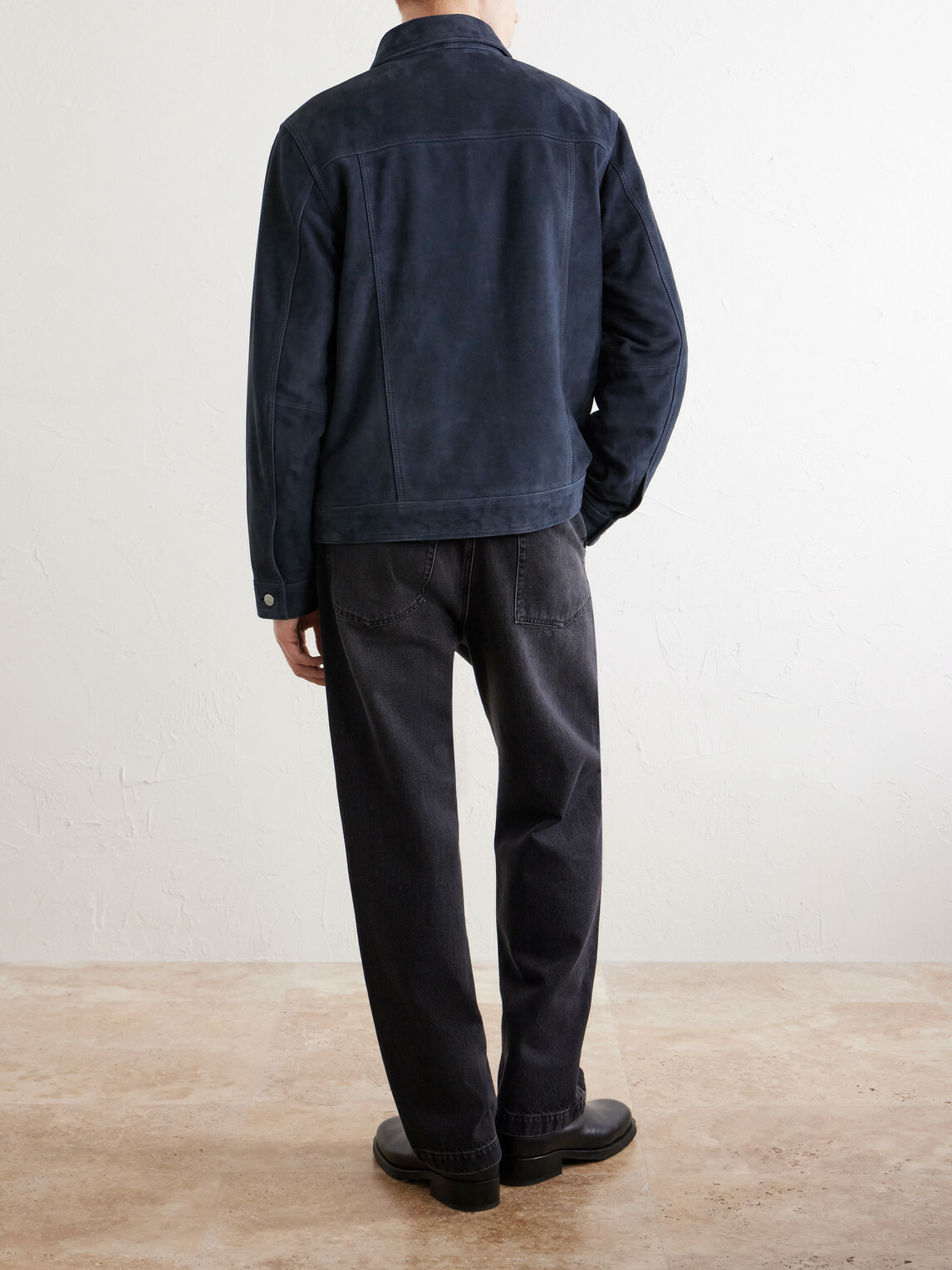 Officine Générale - Loki Suede Jacket - Blue