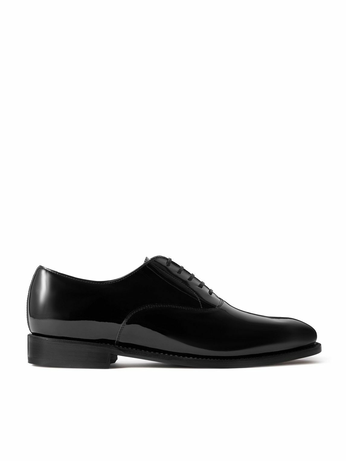 MORJAS - Patent-Leather Oxford Shoes - Black