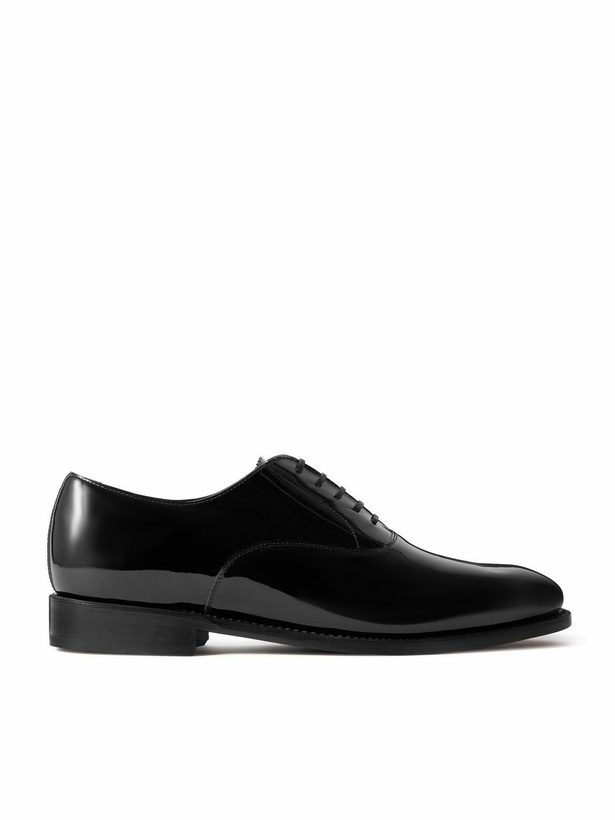 Photo: MORJAS - Patent-Leather Oxford Shoes - Black