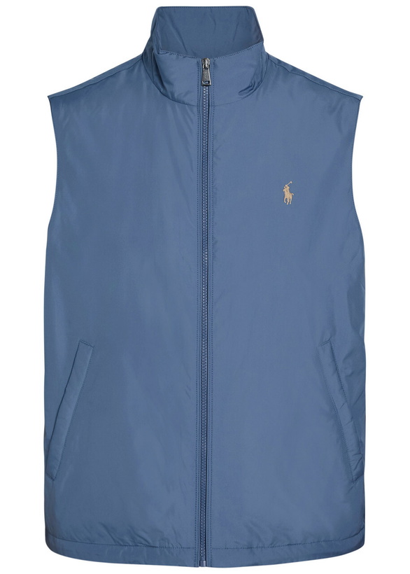 Photo: Polo Ralph Lauren Logo Shell Gilet Blue