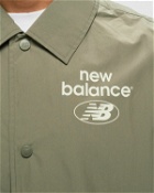 New Balance Essentials Reimagined Woven Jacket Green - Mens - Overshirts