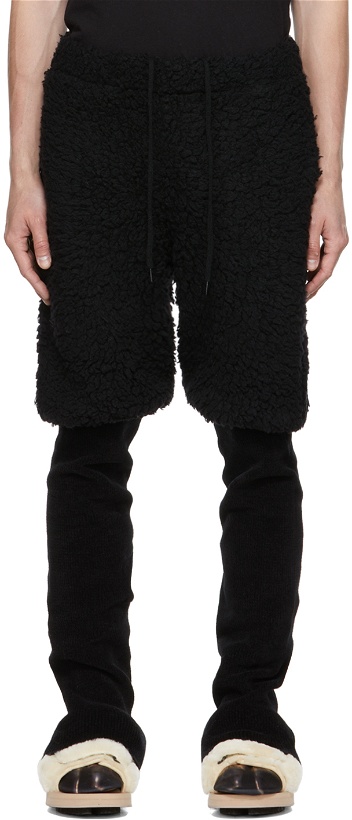 Photo: Doublet Black Wannabe Knit Lounge Pants
