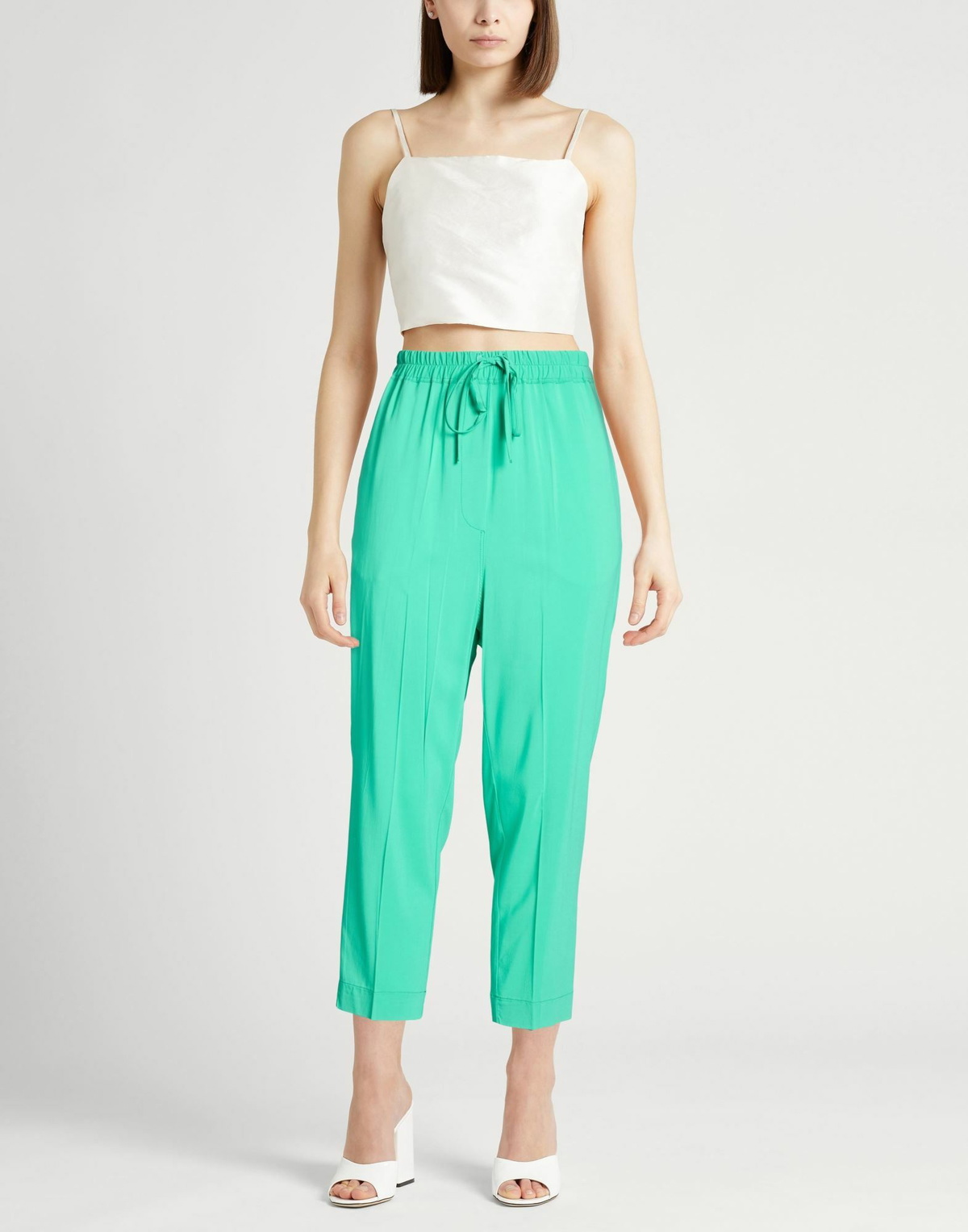 Jucca Womens Pants Emerald in Green