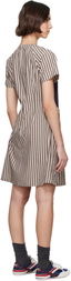 SC103 Brown Ace Minidress