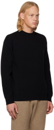 AURALEE Black Big Sweater