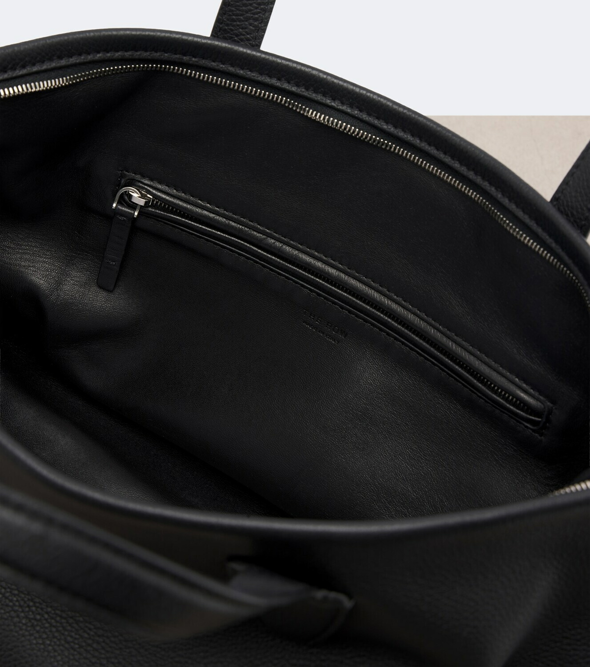 The Row Marcel leather top-handle bag