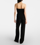 Jean Paul Gaultier Ribbed-knit wool-blend corset