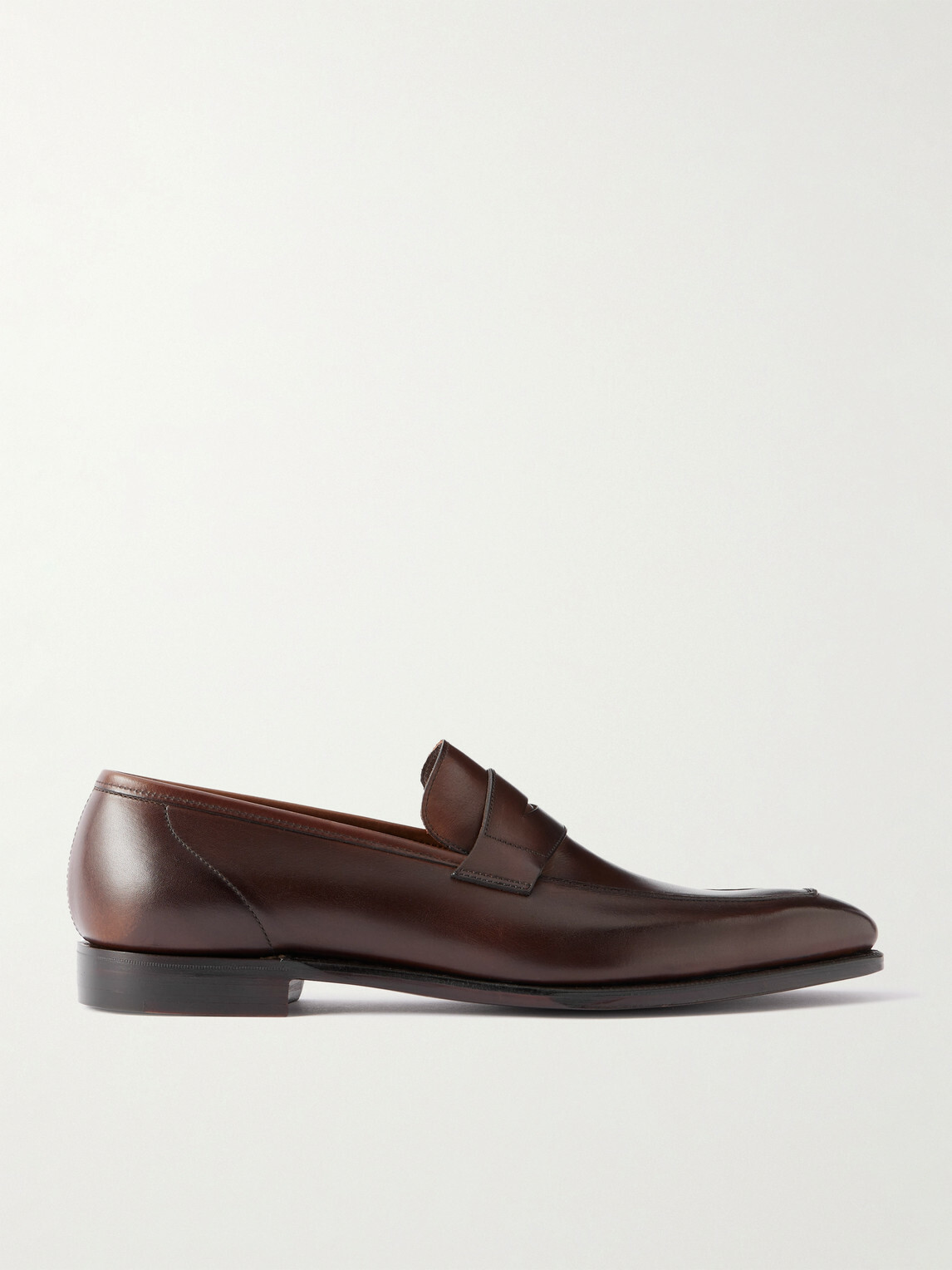 George Cleverley - George Leather Penny Loafers - Brown