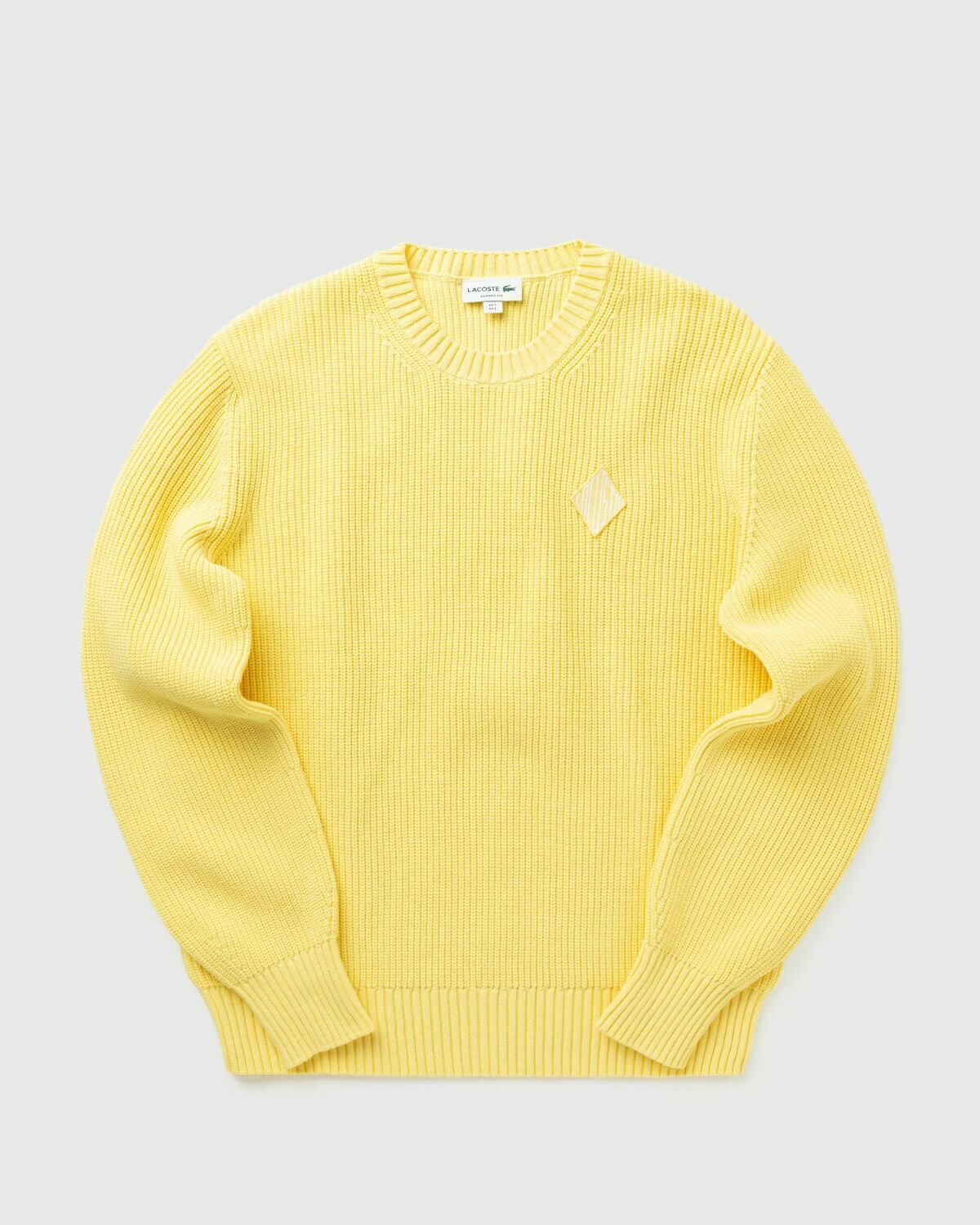 Lacoste SWEATERS yellow Mens Sweatshirt