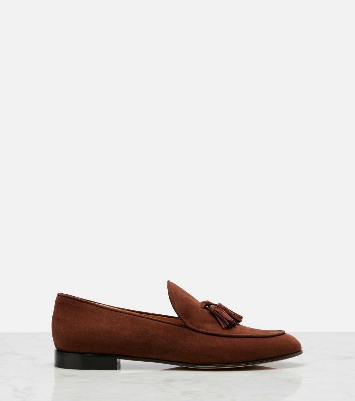 Gianvito Rossi Tasseled suede loafers