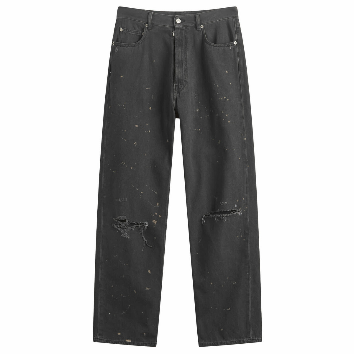MM6 Maison Margiela Men's Half & Half 5 Pocket Jeans in