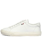 Moncler Men's New Monaco Cupsole Sneakers in White