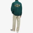Palmes Men's Stumble Zip Sweatshirt in Dark Green
