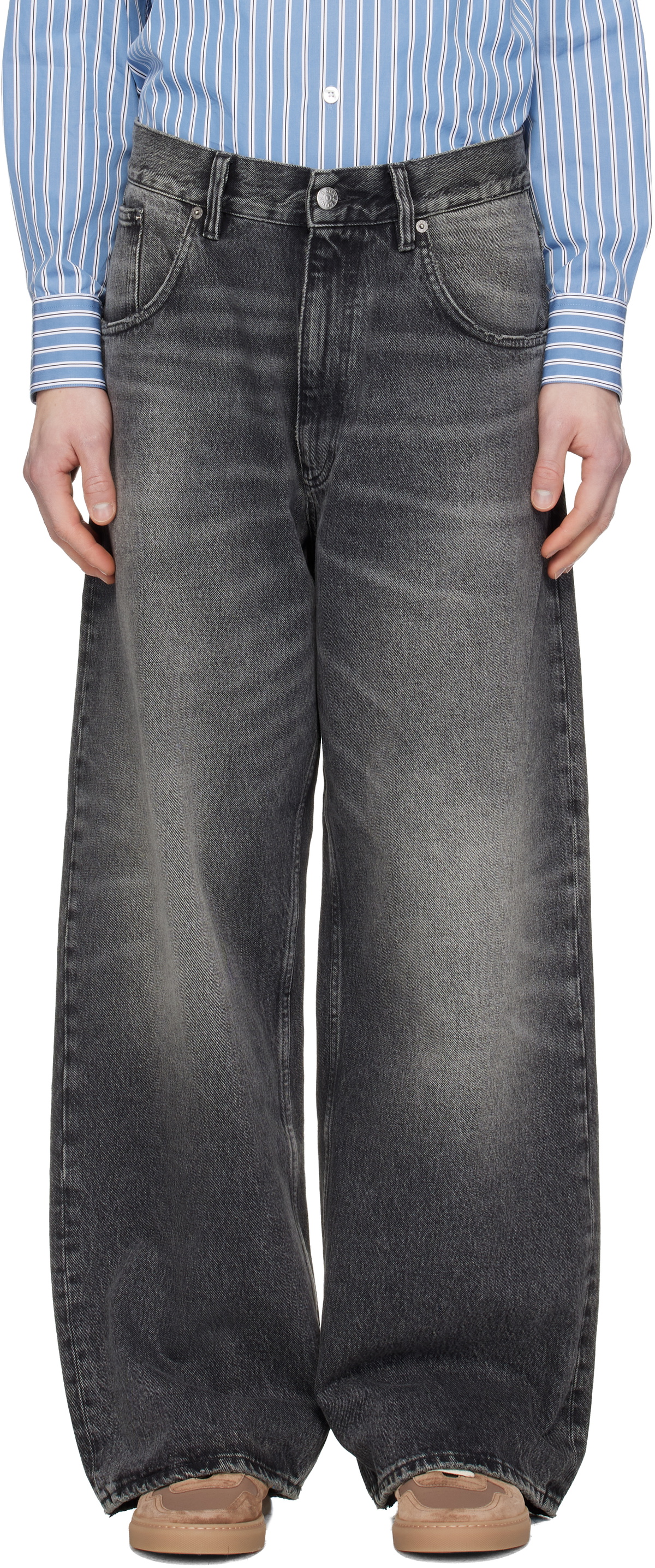 Sunflower Black Super Wide Jeans