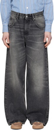 Sunflower Black Super Wide Jeans