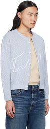 Carne Bollente Blue 'Ti Amo' Cardigan