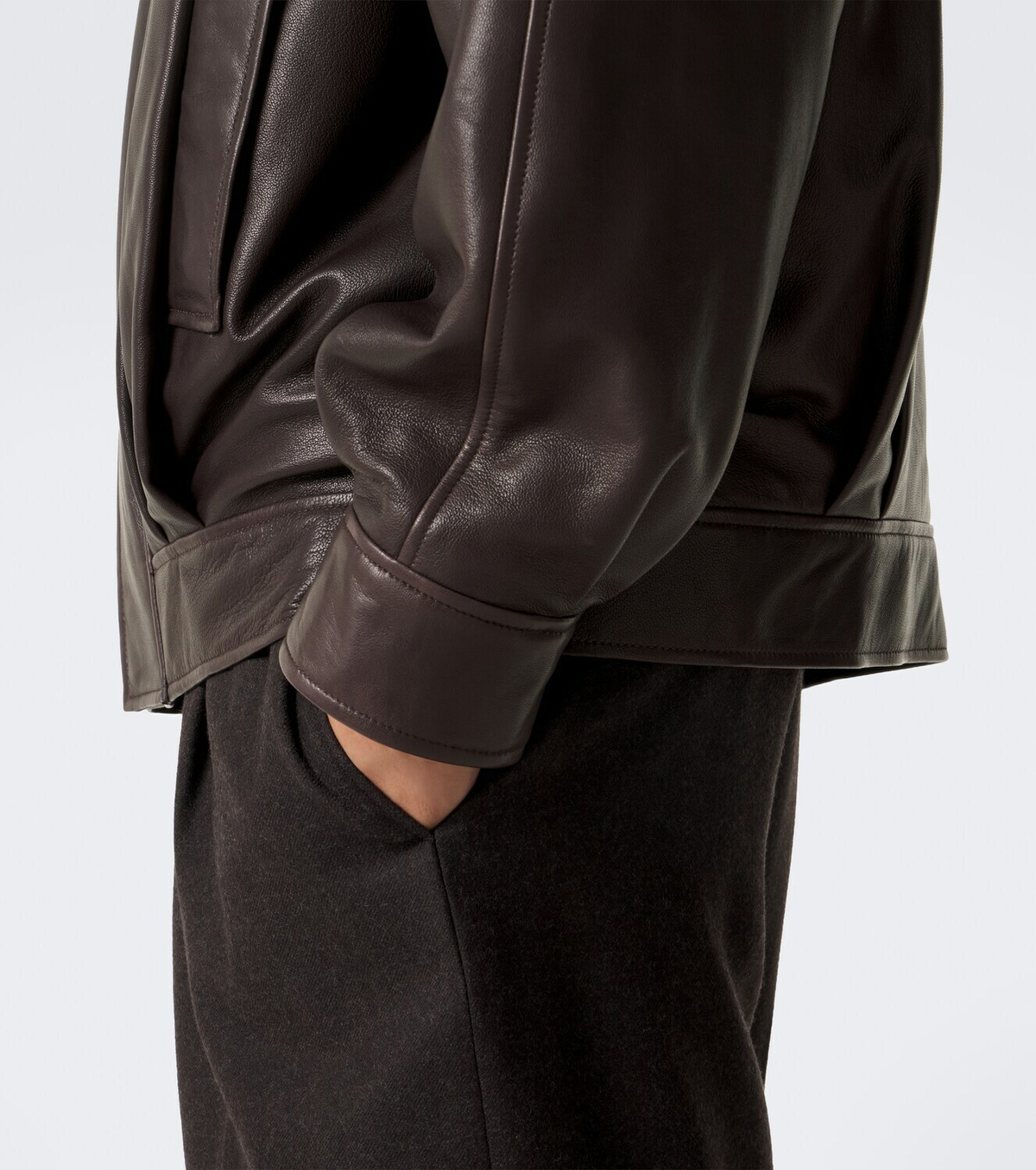 Arma Paulo leather blouson jacket