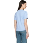 Burberry Blue Logo Cotton T-shirt