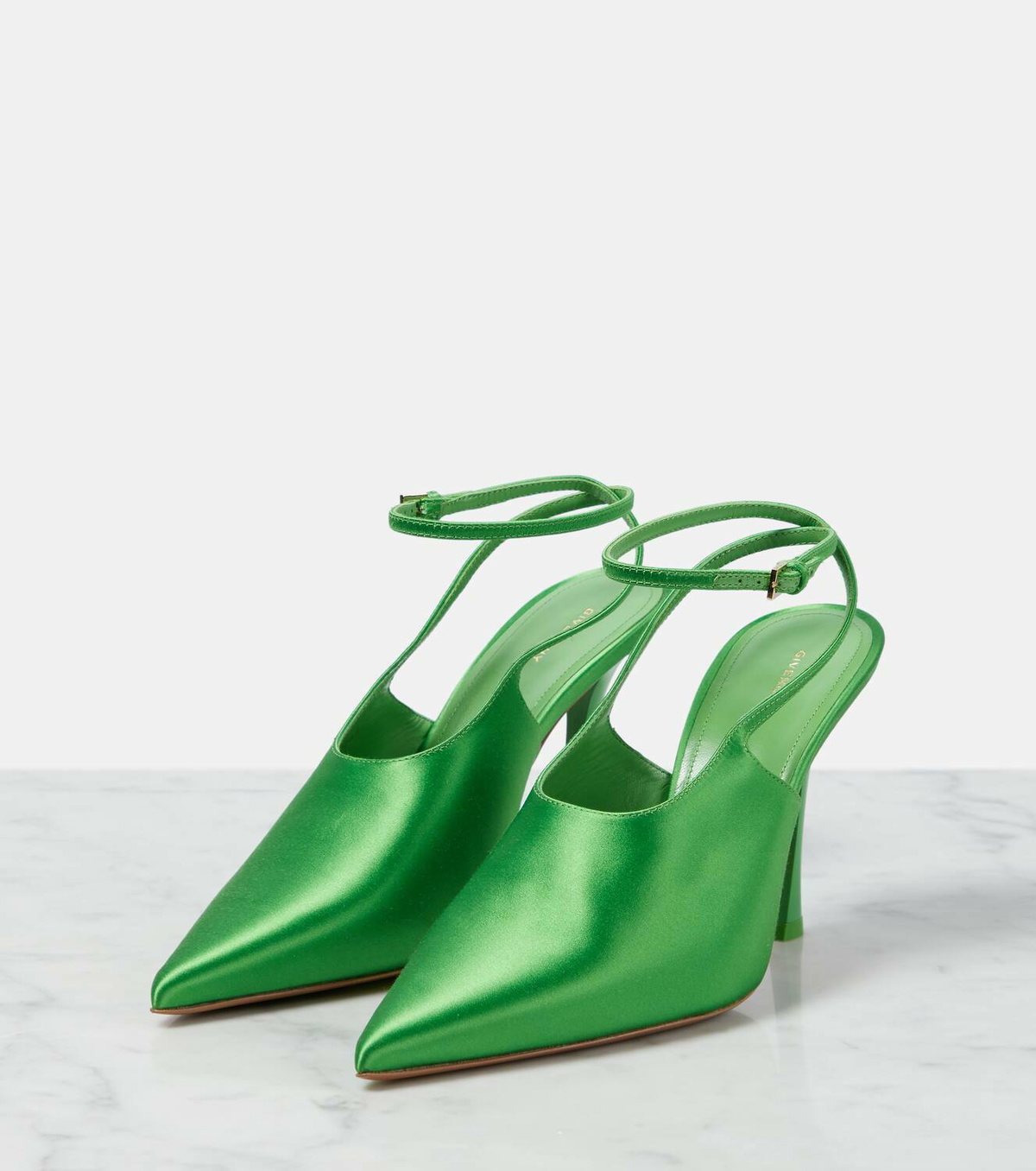 Givenchy Show satin slingback pumps Givenchy