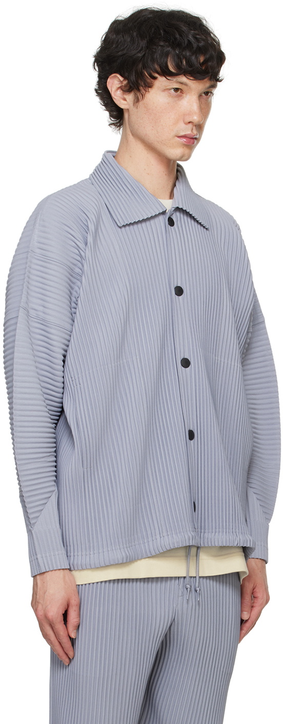 HOMME PLISSÉ ISSEY MIYAKE Gray Monthly Color August Jacket Homme