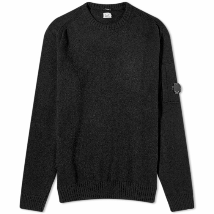 Photo: C.P. Company Men's Fleece Knit Crew Sweat in Black