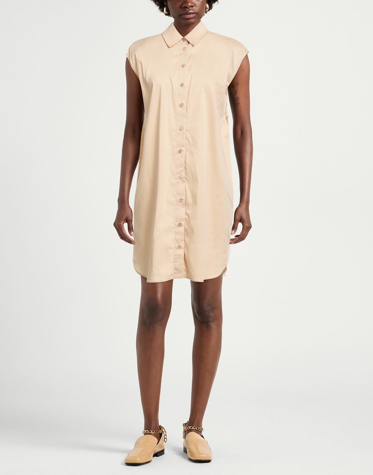 Jijil Womens Mini dress in Beige