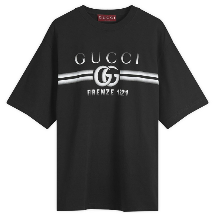 Photo: Gucci Men's Interlocking Logo T-Shirt in Black