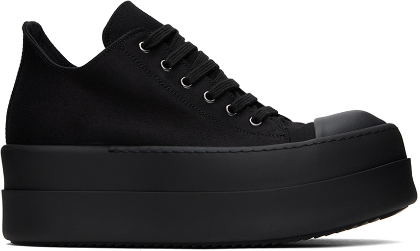 Rick Owens DRKSHDW Black Double Bumper Low Sneakers Rick Rick Owens DRKSHDW Black Double Bumper Low Sneakers Rick