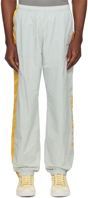 Photo: Lanvin Gray & Yellow Future Edition Sweatpants