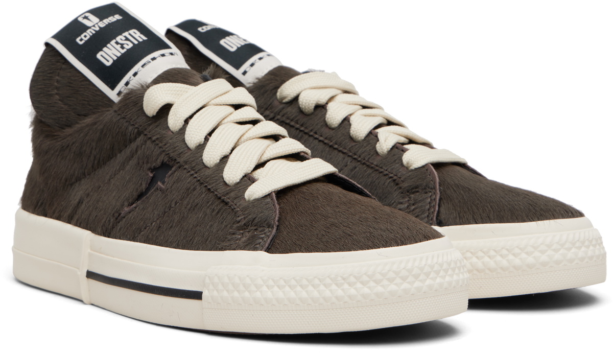 Rick Owens DRKSHDW Gray Converse Edition Onestr Sneakers