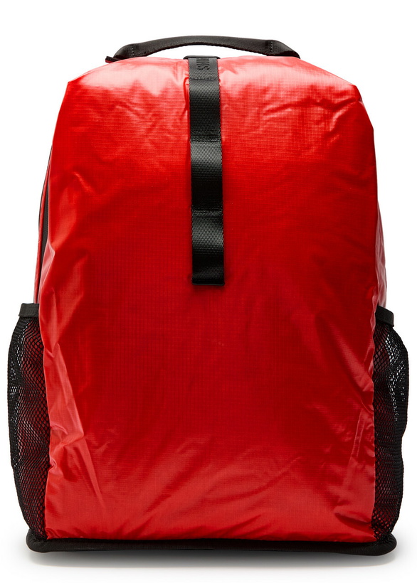 Photo: Rains Sibu Waterproof Backpack - Red - One Size