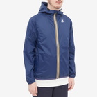 K-Way Men's Le Vrai 3.0 Claude Packable Zip Jacket in Blue Depht