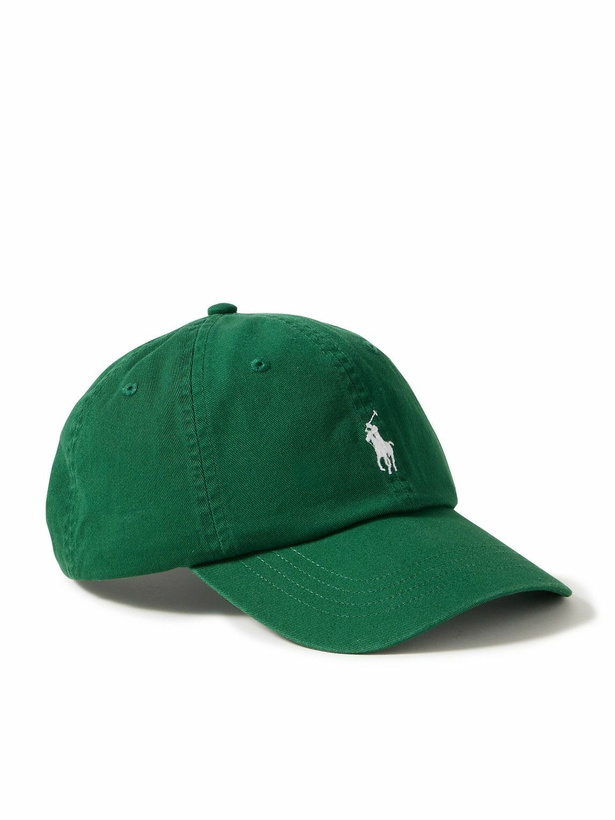 Photo: Polo Ralph Lauren - Logo-Embroidered Cotton-Twill Baseball Cap