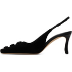 Manolo Blahnik Black Alexapla Heels
