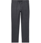 NN07 - Copenhagen Slim-Fit Woven Drawstring Trousers - Men - Dark gray