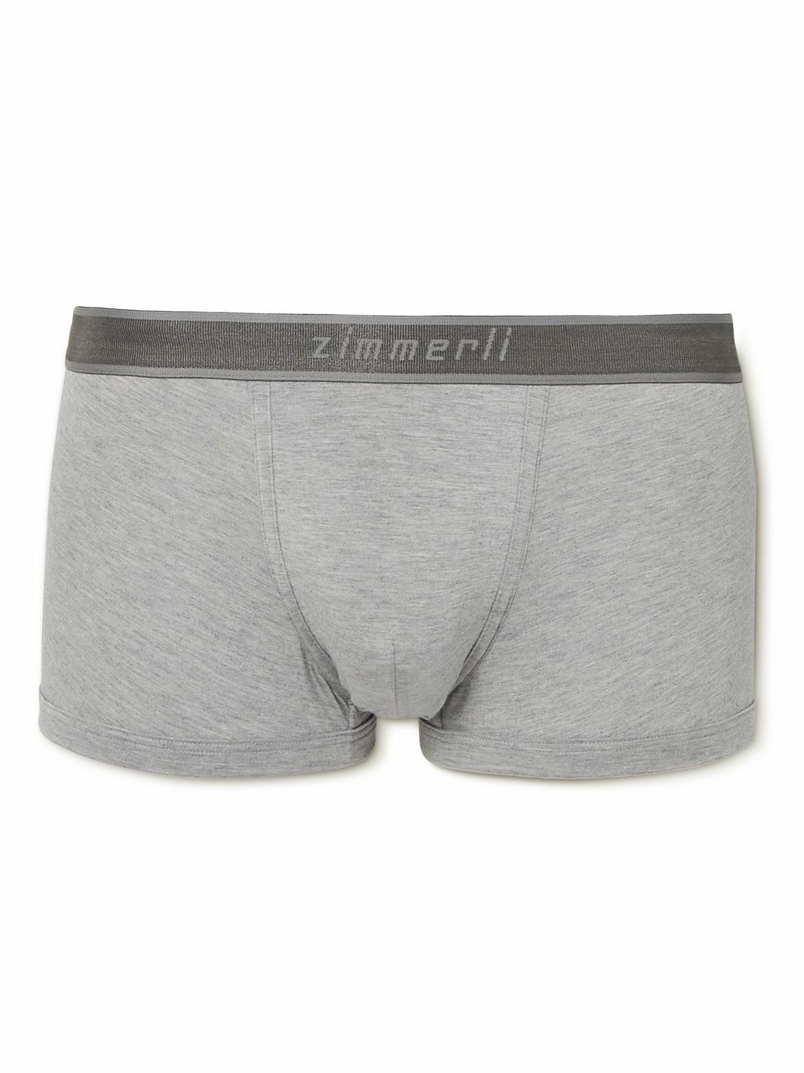 Zimmerli - Stretch Modal-Blend Boxer Briefs - Gray Zimmerli