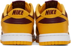 Nike Yellow & Burgundy Dunk Low Sneakers