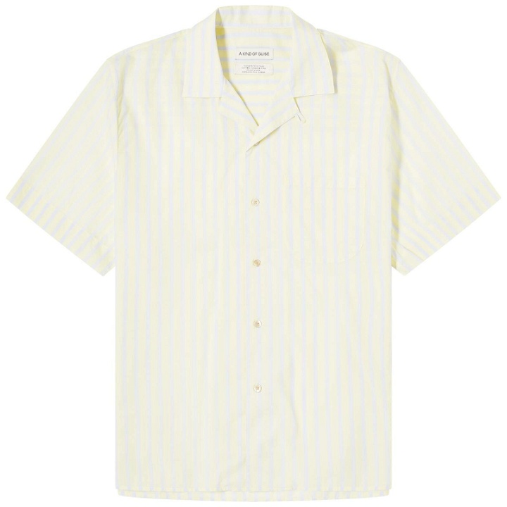 Photo: A Kind of Guise Men's Gioia Shirt in Lemon Stripe